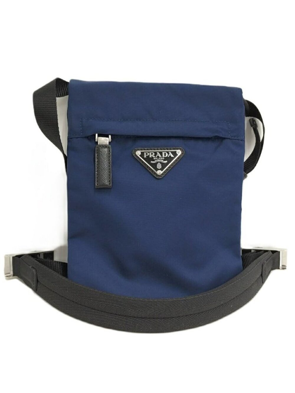 Prada Shoulder Bag Nylon Navy